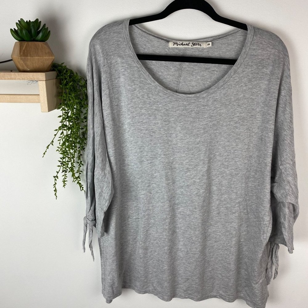 Michael Stars gray long sleeve shirt one size